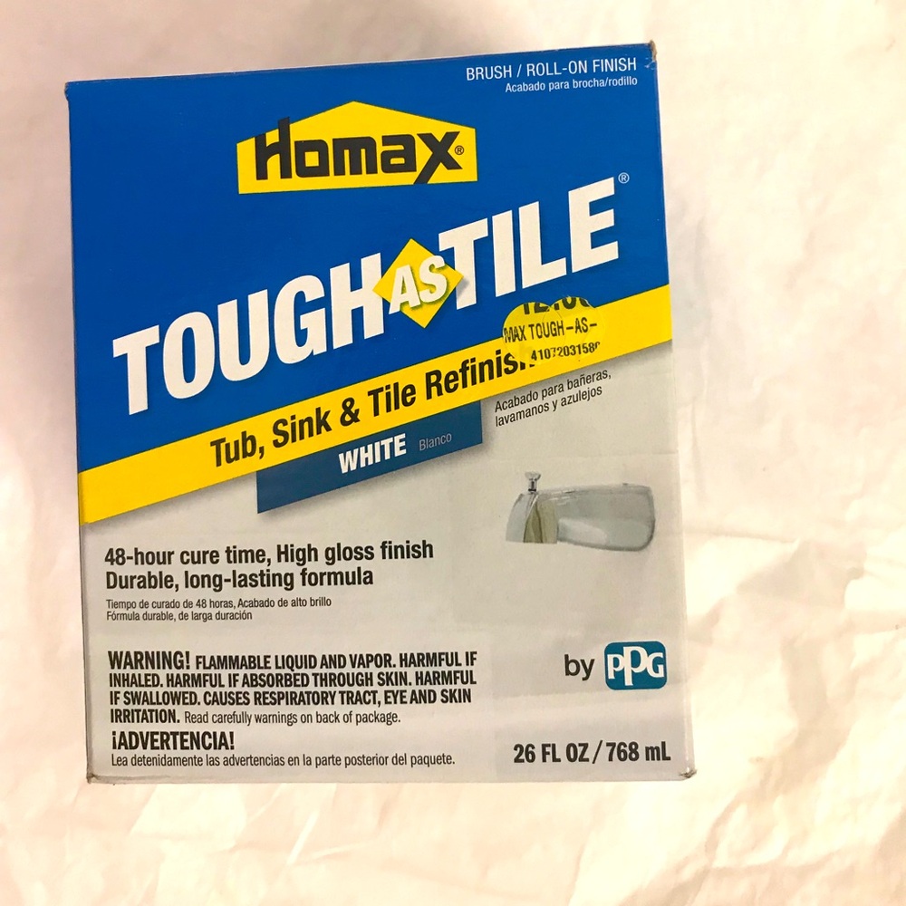 HOMAX Tough Tile Tub Sink & Tile Refinishing 

NEW